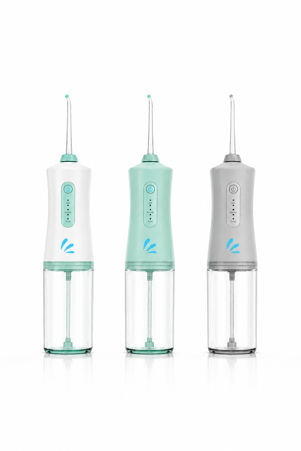 Streamline Pro Flosser — available in white, mint and grey